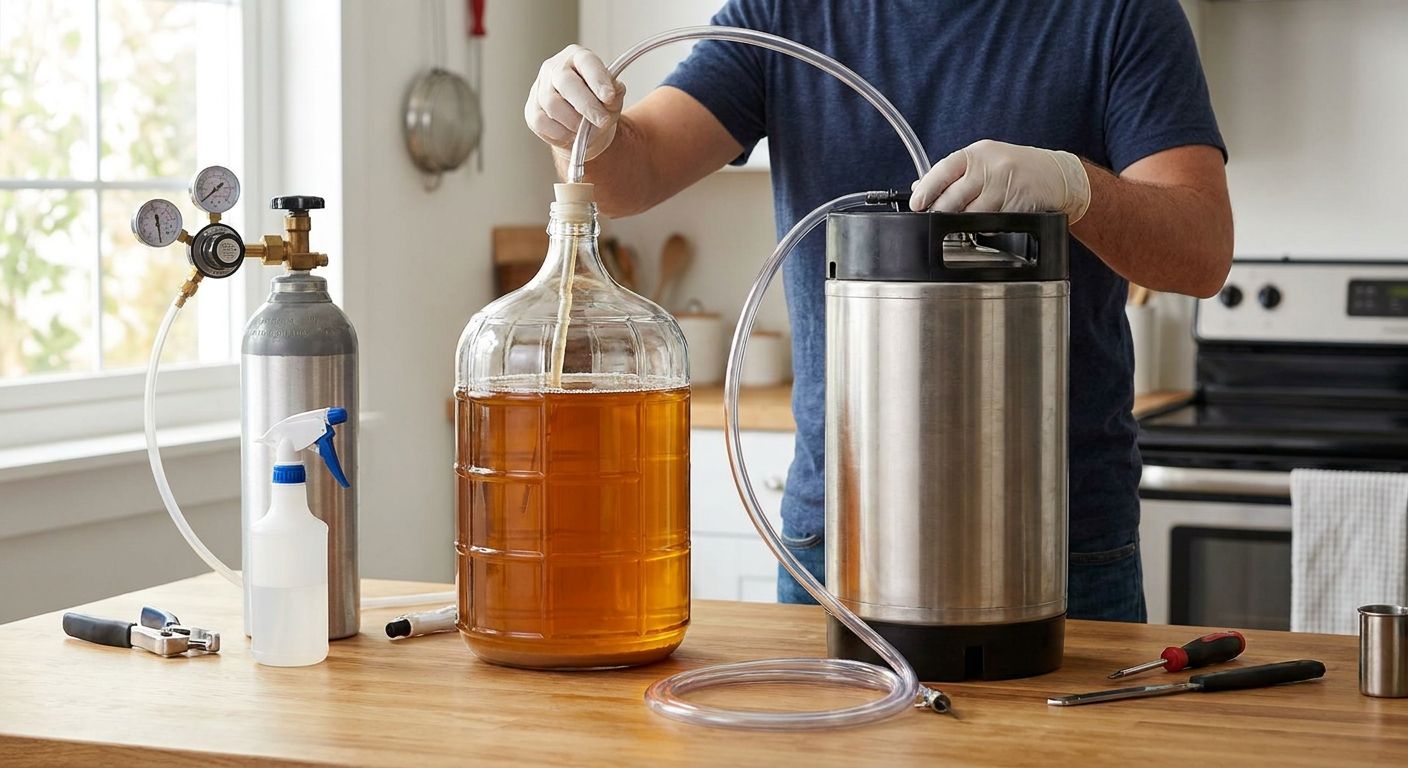 How to keg your homebrew for the first time