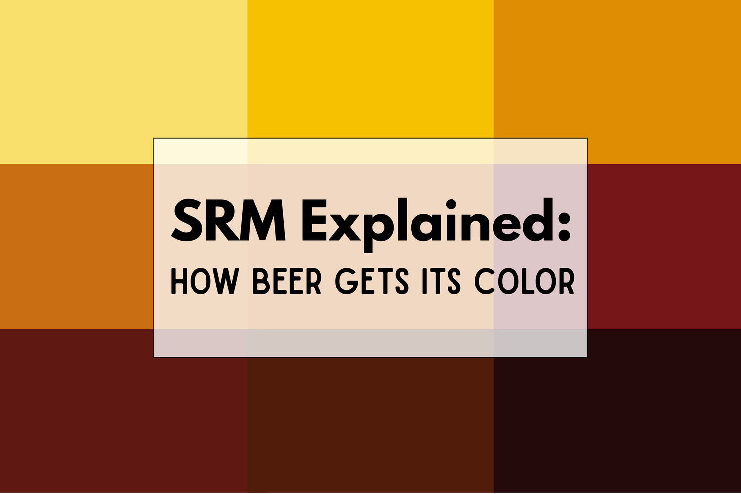 How Beer Gets Its Color: The Science Behind SRM