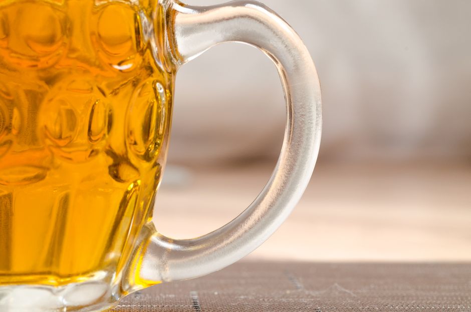 Close-up of a glass of beer for identifying common homebrew off-flavors