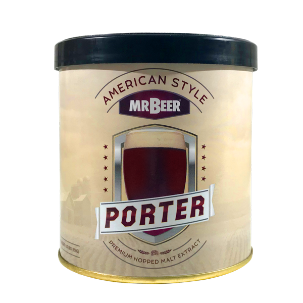 American Porter hopped malt extract can