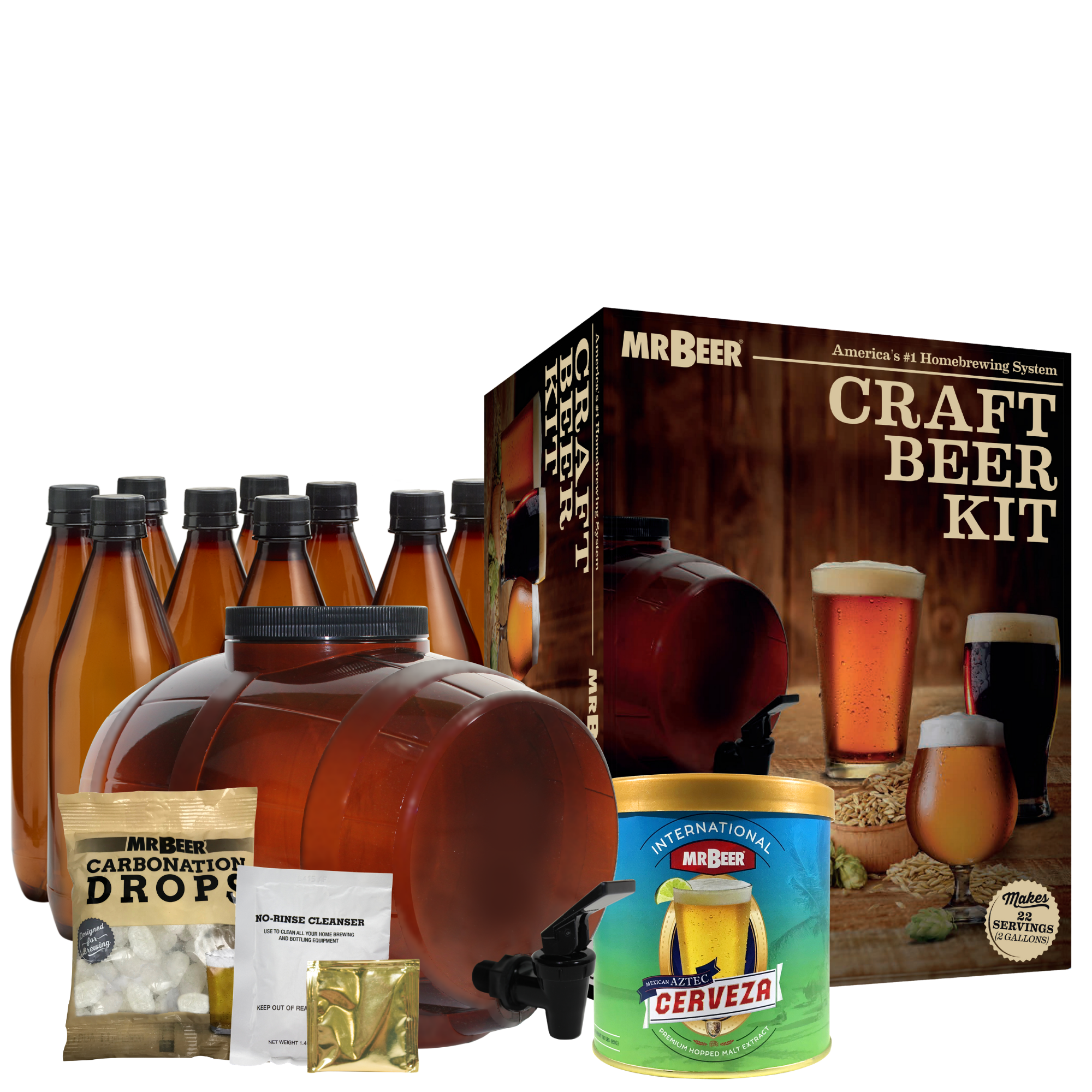 Aztec Mexican Cerveza Complete Beer making Kit