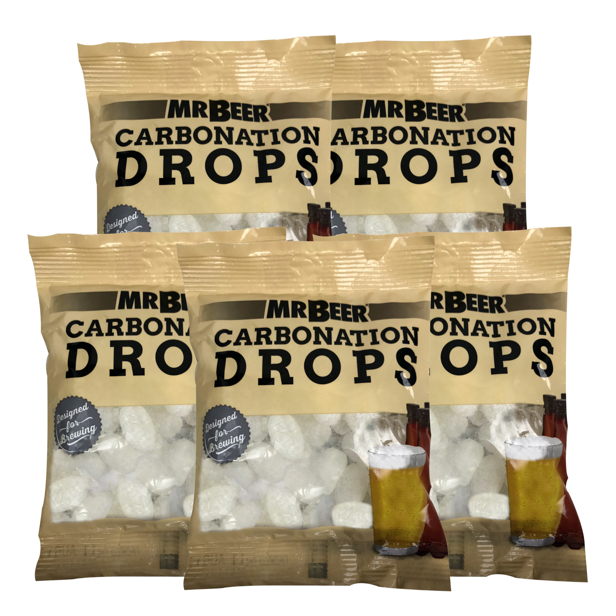 Mr. Beer Carbonation Drops 5 Pack Bundle