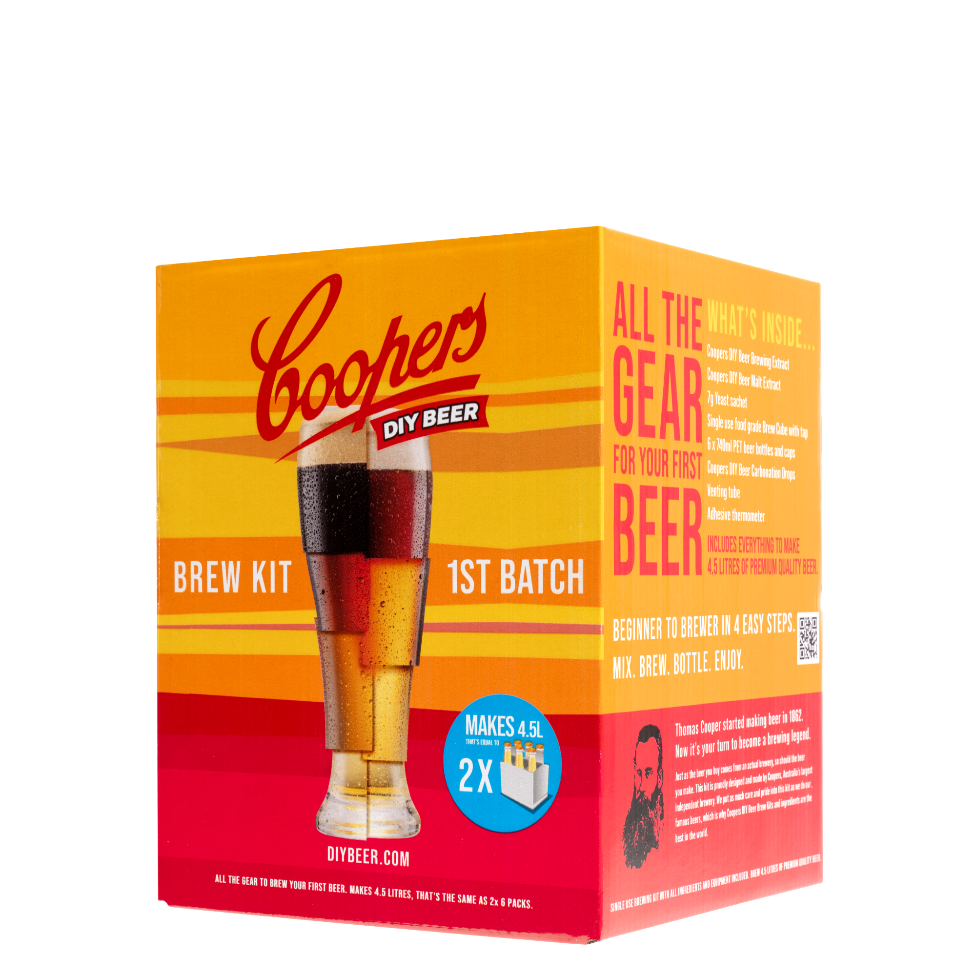 Coopers DIY 1st Batch Brew Kit – The Perfect Gift for Beer Lovers!