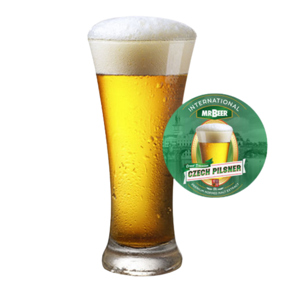 Grand Bohemian Czech Pilsner beer poured in a glass