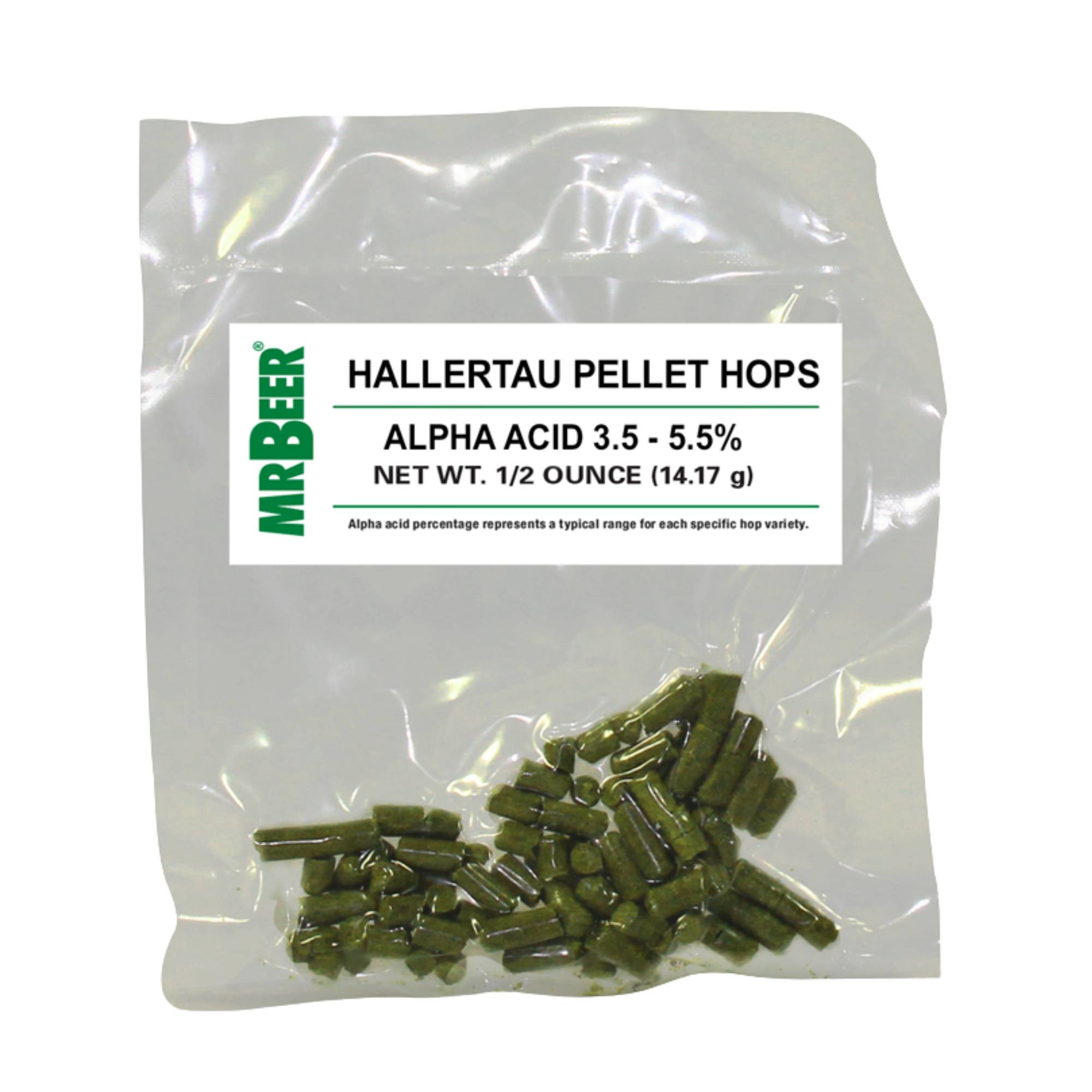 Hallertau Pellet Hops 1oz Packet