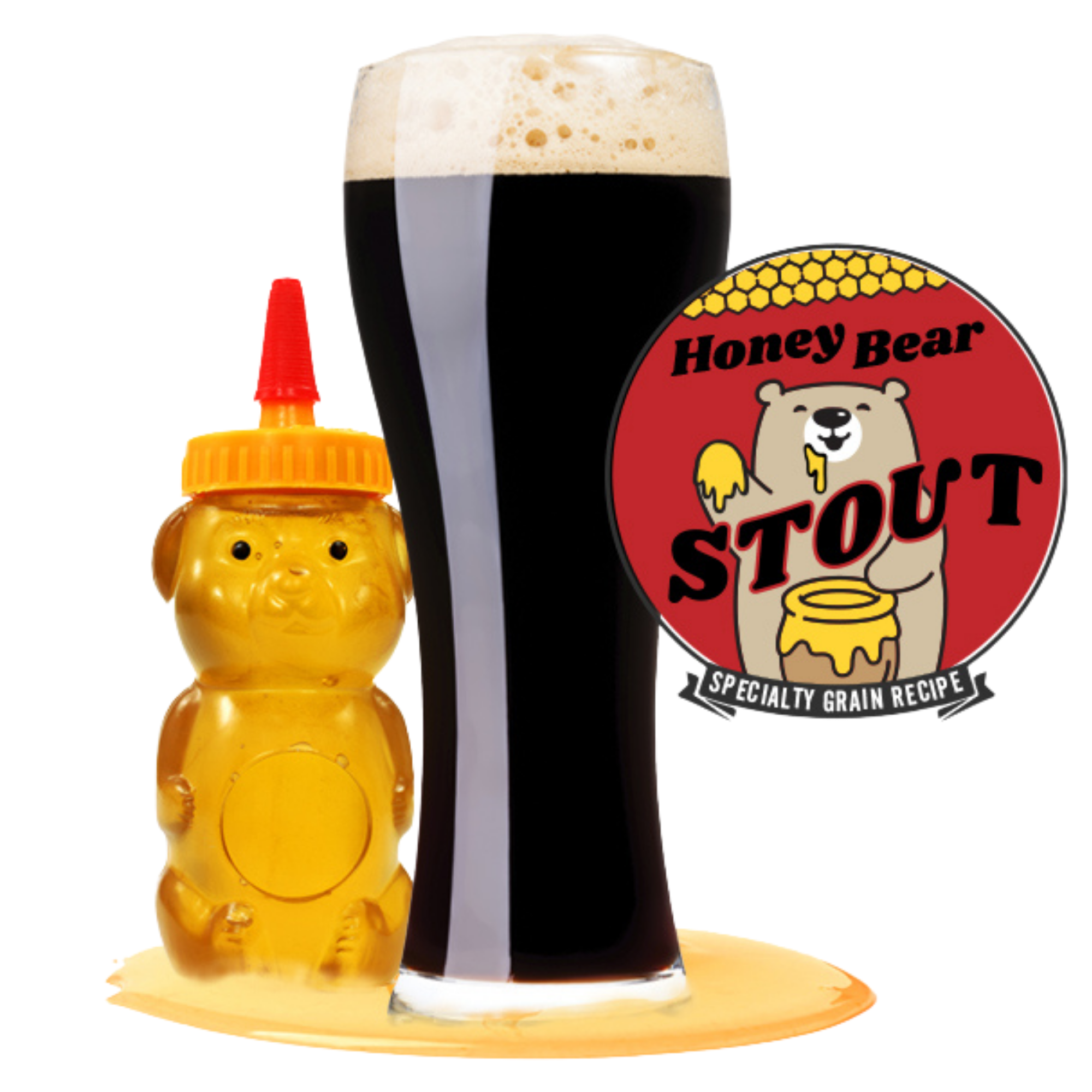 Honey Bear Stout 5 Gallon