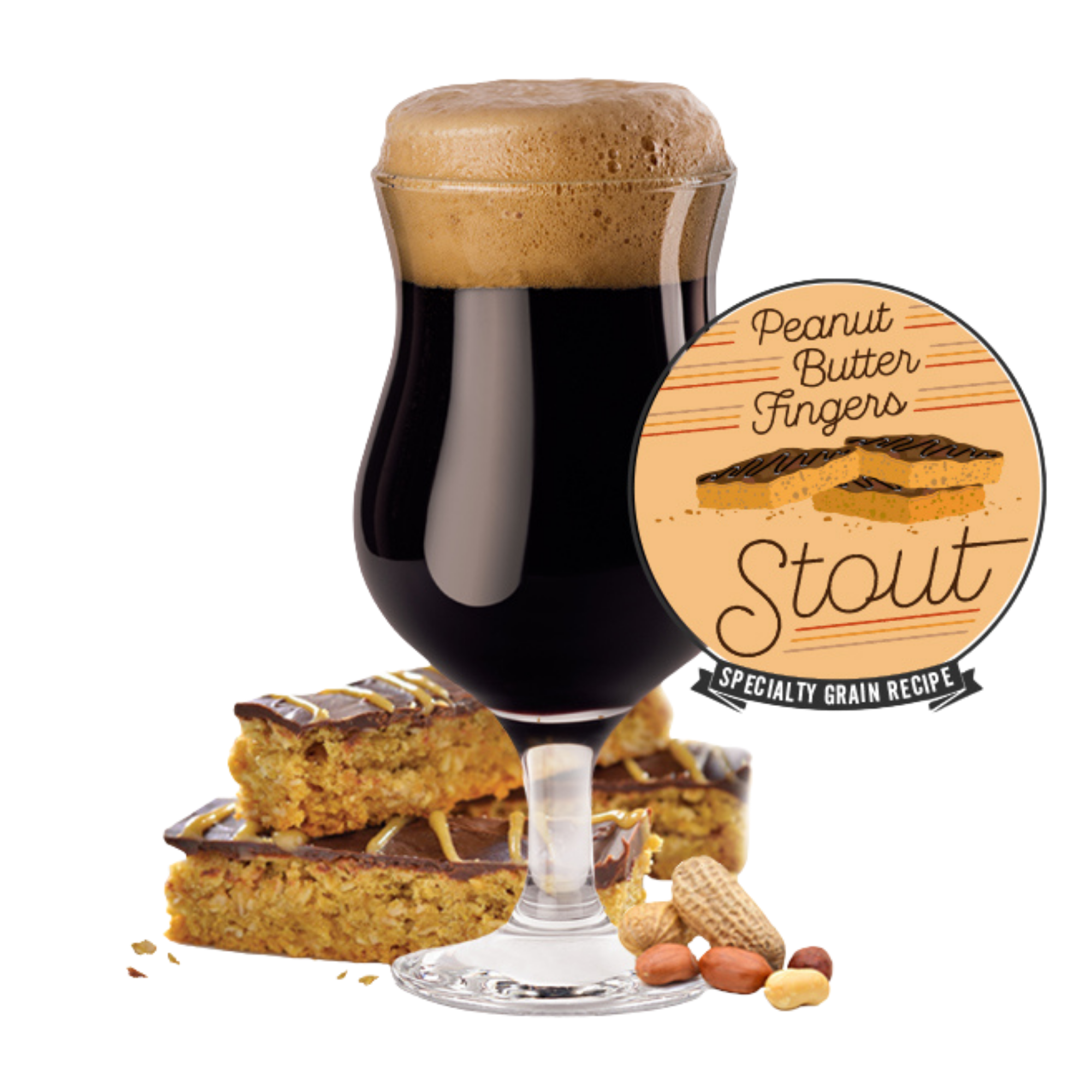Peanut Butter Fingers Stout 5 Gallon