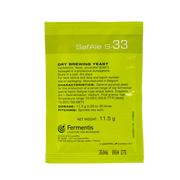 SafAle S-33 Dry Ale Yeast
