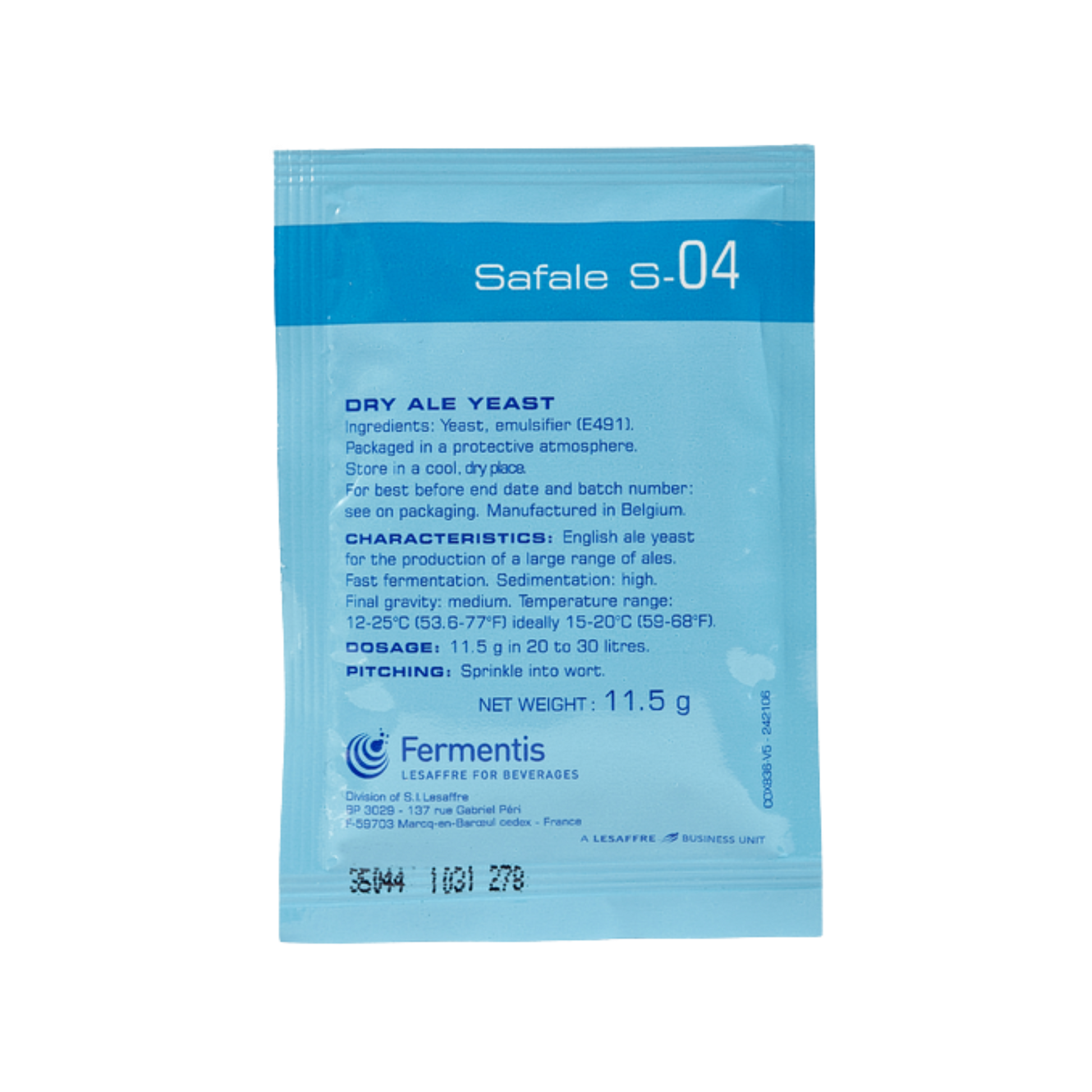 Safale S-04 Dry Ale Yeast