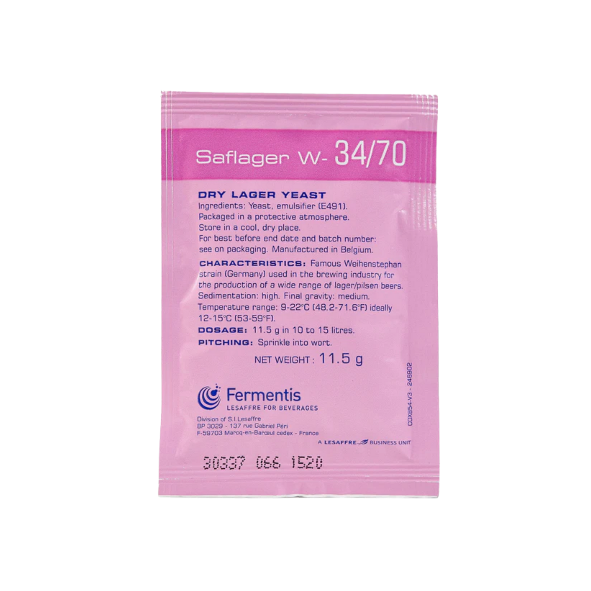 Saflager W-34/70 Dry Lager Yeast