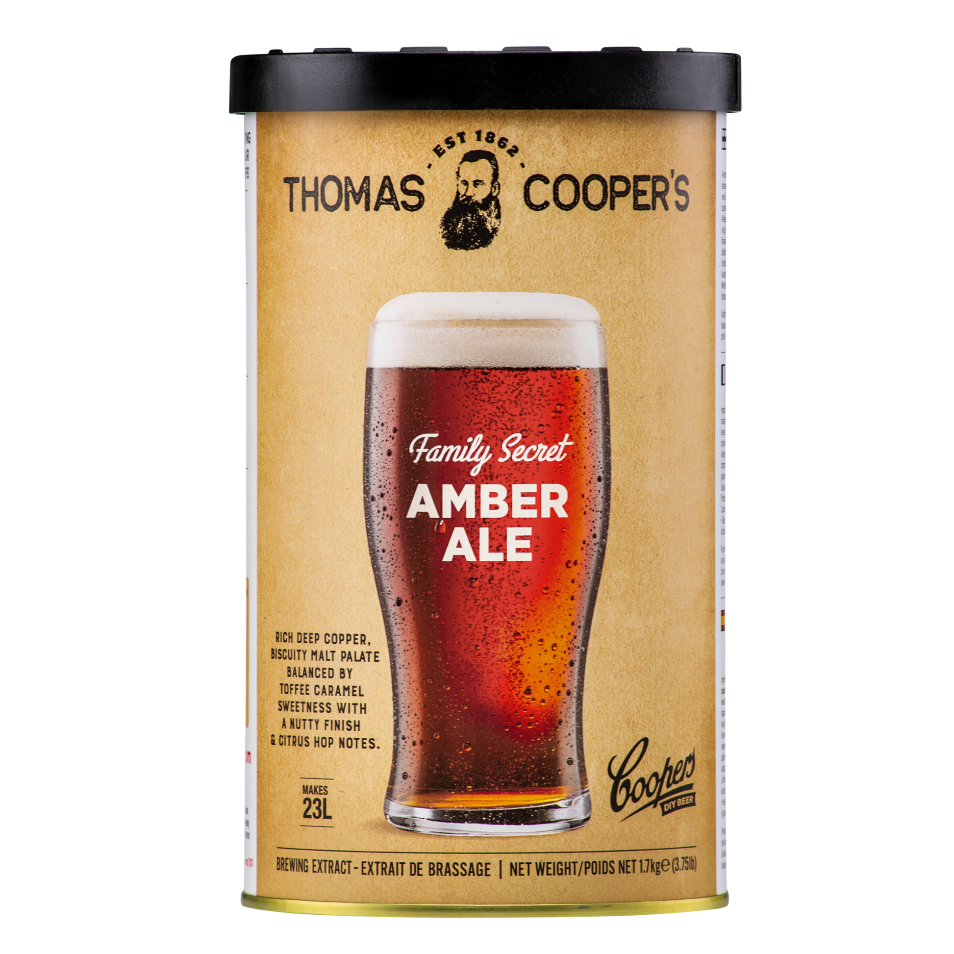 Coopers DIY Thomas Coopers Series Family Secret Amber Ale 5 Gallon Refill