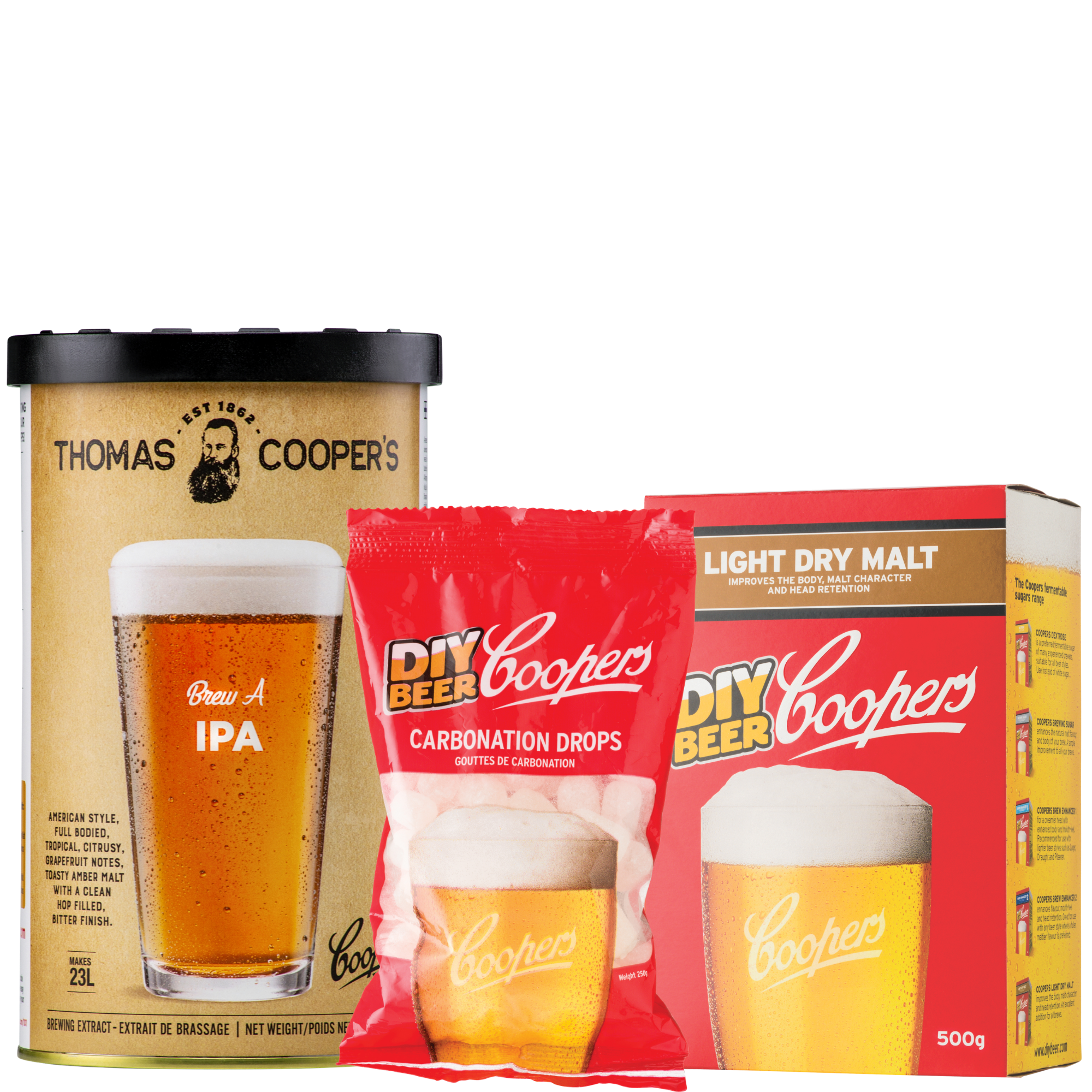 Coopers DIY Thomas Coopers Series Brew A IPA 5 Gallon Refill