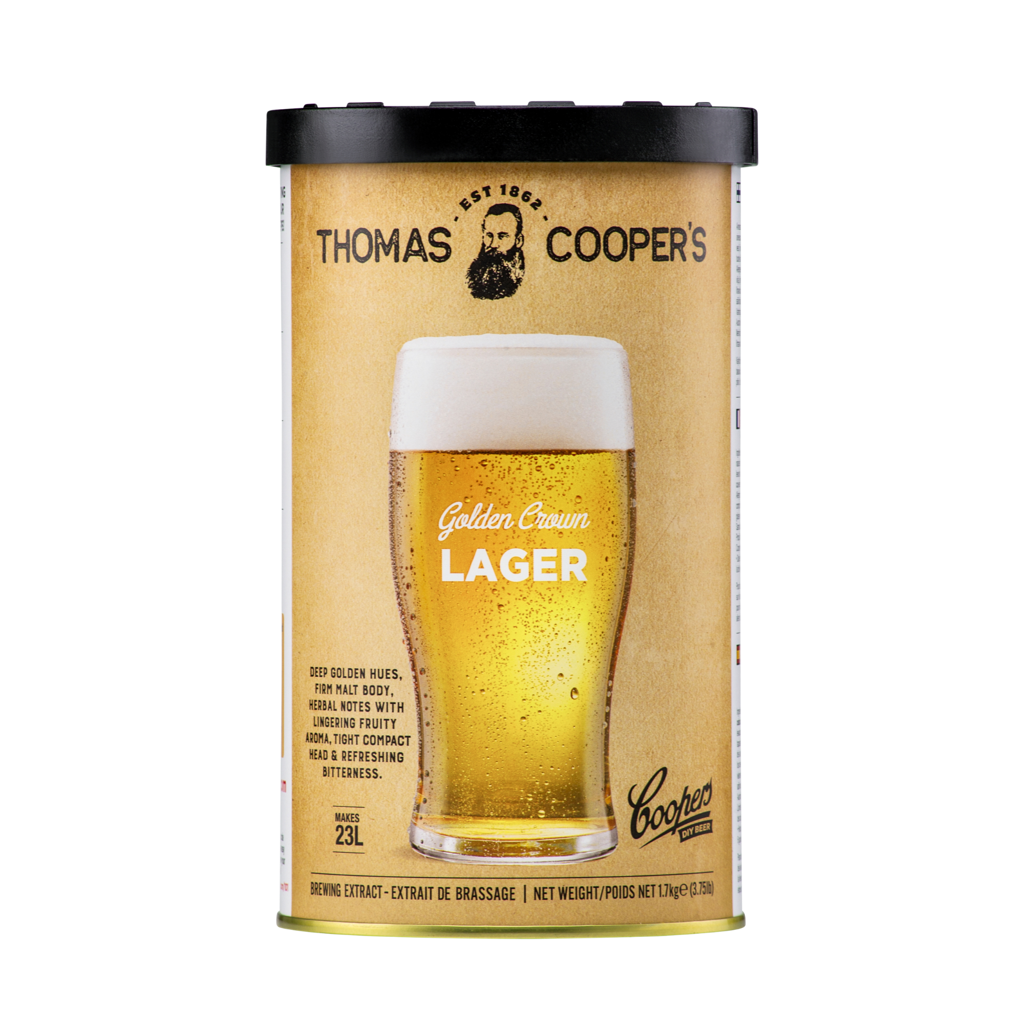 Coopers DIY Thomas Coopers Series Golden Crown Lager 5 Gallon Refill