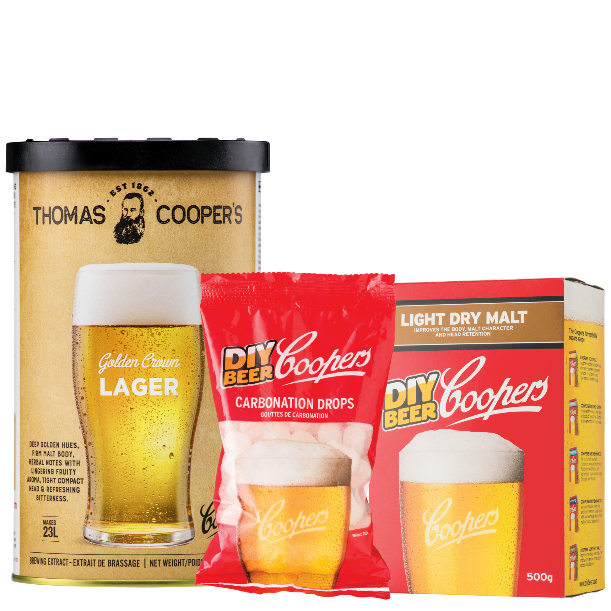 Coopers DIY Thomas Coopers Series Golden Crown Lager 5 Gallon Refill