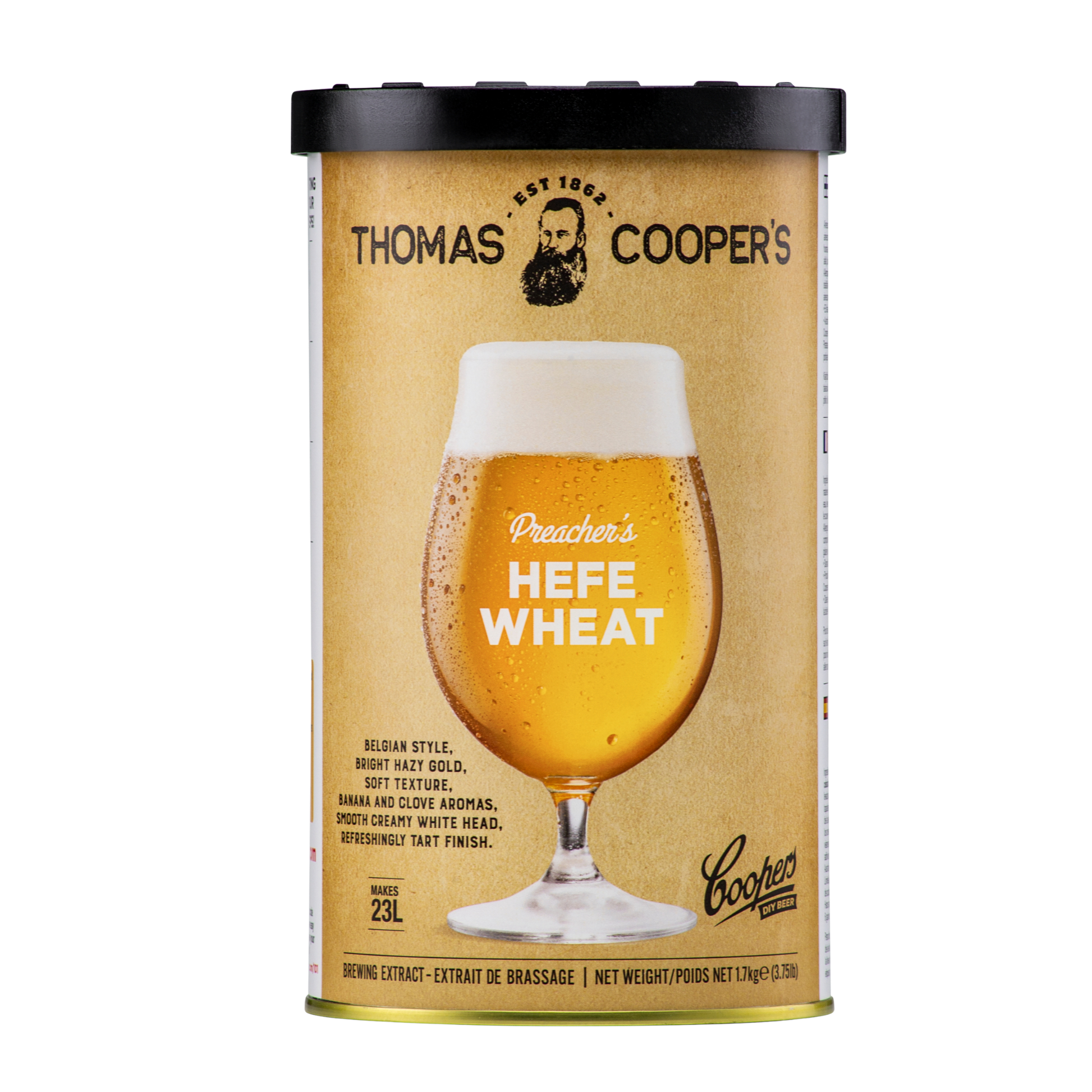 Coopers DIY Thomas Coopers Series Preacher's Hefe Wheat 5 Gallon Refill