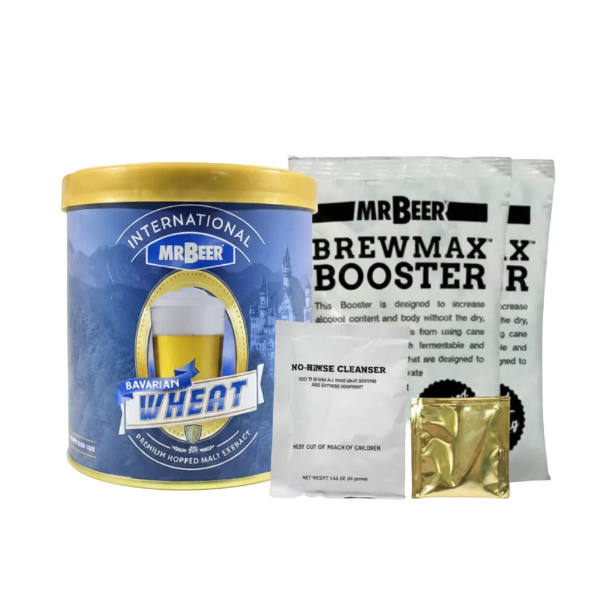Bavarian Weissbier Standard Refill with brewing extract, BrewMax Booster, yeast, and cleanser
