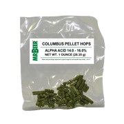 Columbus pellet hops 1 oz packet for homebrewing IPAs, pale ales, stouts, and porters
