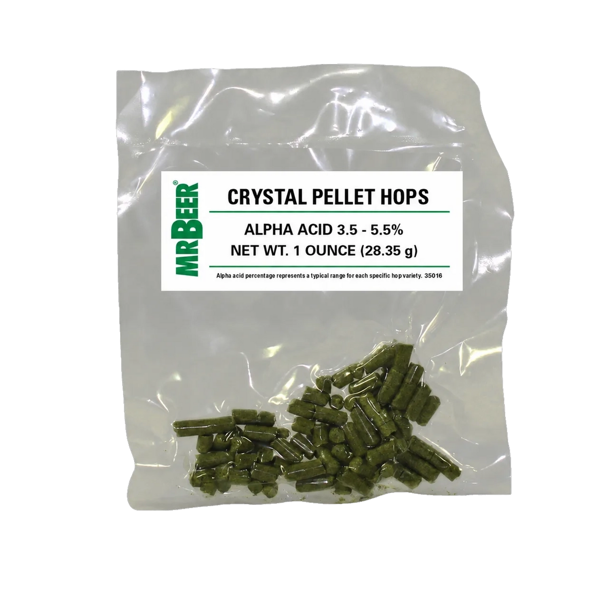 Add woody, spicy, green, and floral hop character to your homebrew with Crystal pellet hops. Great for lagers, pilsners, ESBs, and classic ales.