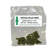 Add woody, spicy, green, and floral hop character to your homebrew with Crystal pellet hops. Great for lagers, pilsners, ESBs, and classic ales.