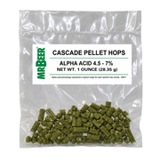 Mr. Beer Cascade pellet hops package, 1 ounce, alpha acid 4.5%–7%