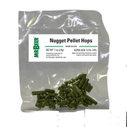 Nugget pellet hops 1 oz packet for homebrewing lagers, ales, and darker beer styles