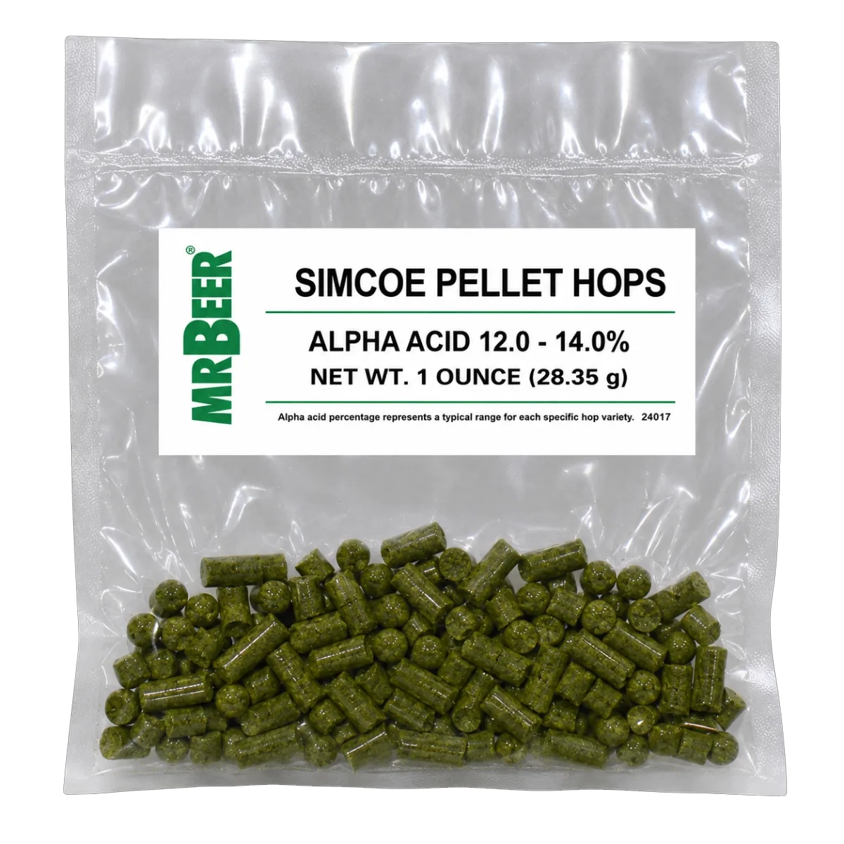 Simcoe pellet hops 1 oz packet for homebrewing IPAs and pale ales