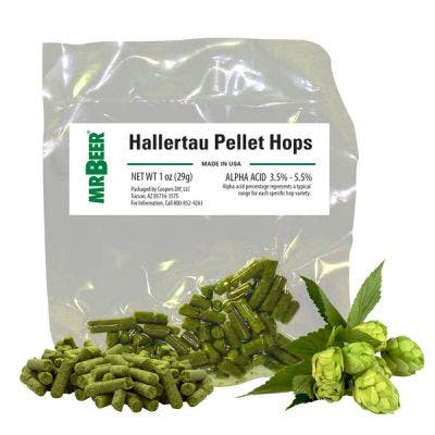 Hallertau Pellet Hops 1oz Packet 