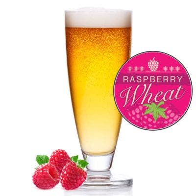 Raspberry Wheat Glass