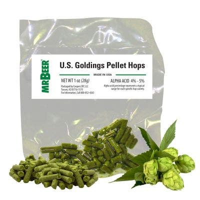 U.S. Goldings Pellet Hops 1oz Packet 