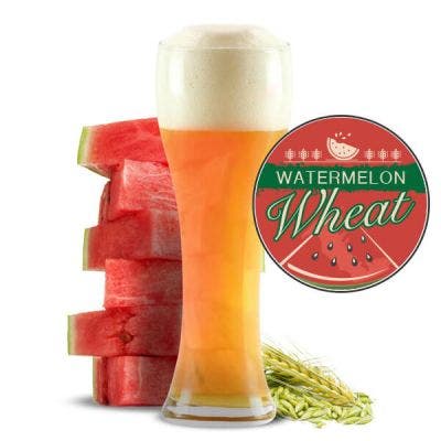 Watermelon Wheat Glass