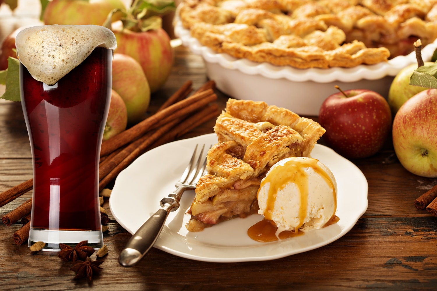 Beer Spiked Apple Pie