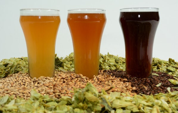 IPA beer style color variations